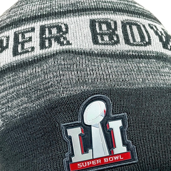 Nike Super Bowl LII Winter Beanie Hat Cap S7 Ash Acrylic Blend Cuffed NWOT New - Picture 16 of 16